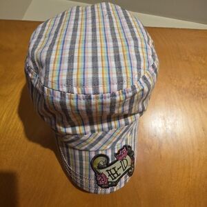 Harley-Davidson Multicolor Striped Cap with Logo Tag